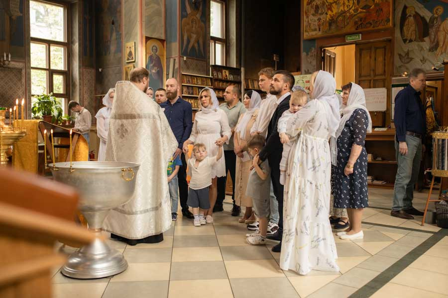 Таинство Крещения Данила и Саши. Фотограф в Железнодорожном и Балашихе