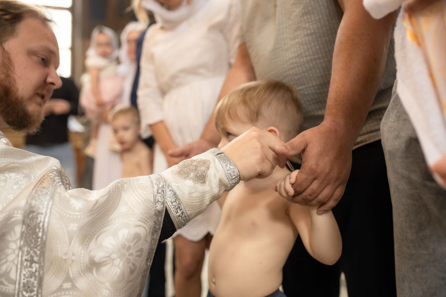 Таинство Крещения Данила и Саши. Фотограф в Железнодорожном и Балашихе