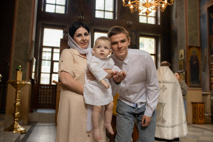 Таинство Крещения Данила и Саши. Фотограф в Железнодорожном и Балашихе