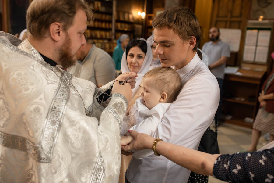 Таинство Крещения Данила и Саши. Фотограф в Железнодорожном и Балашихе