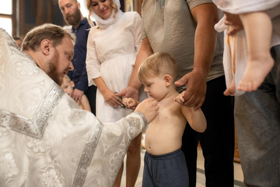 Таинство Крещения Данила и Саши. Фотограф в Железнодорожном и Балашихе