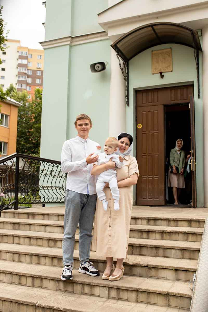 Таинство Крещения Данила и Саши. Фотограф в Железнодорожном и Балашихе