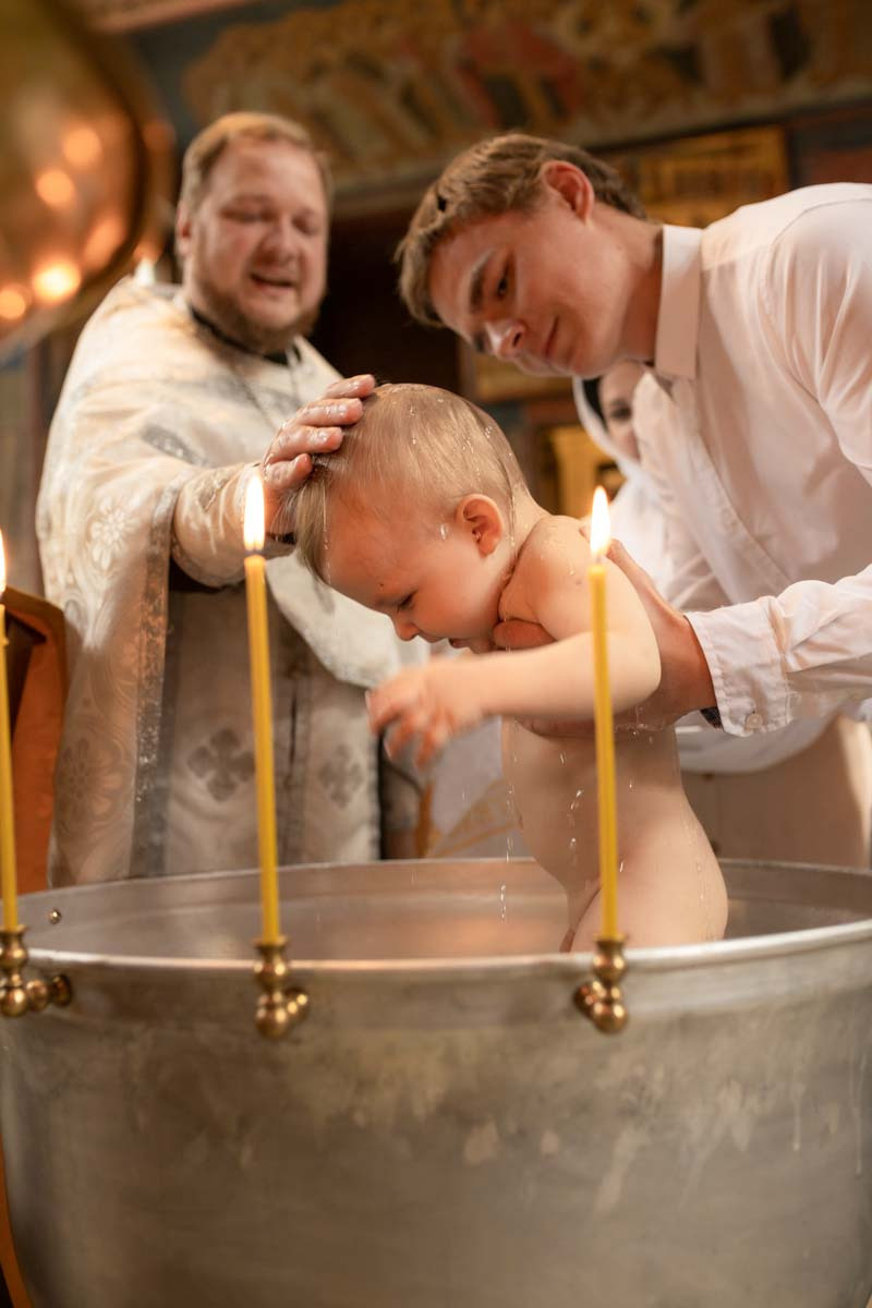 Таинство Крещения Данила и Саши. Фотограф в Железнодорожном и Балашихе