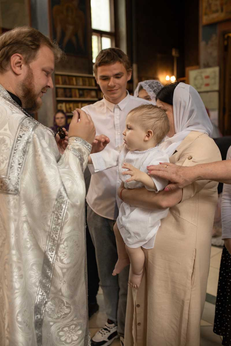 Таинство Крещения Данила и Саши. Фотограф в Железнодорожном и Балашихе