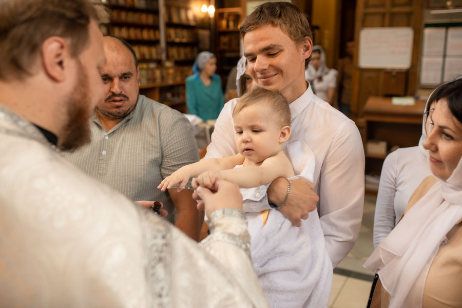 Таинство Крещения Данила и Саши. Фотограф в Железнодорожном и Балашихе