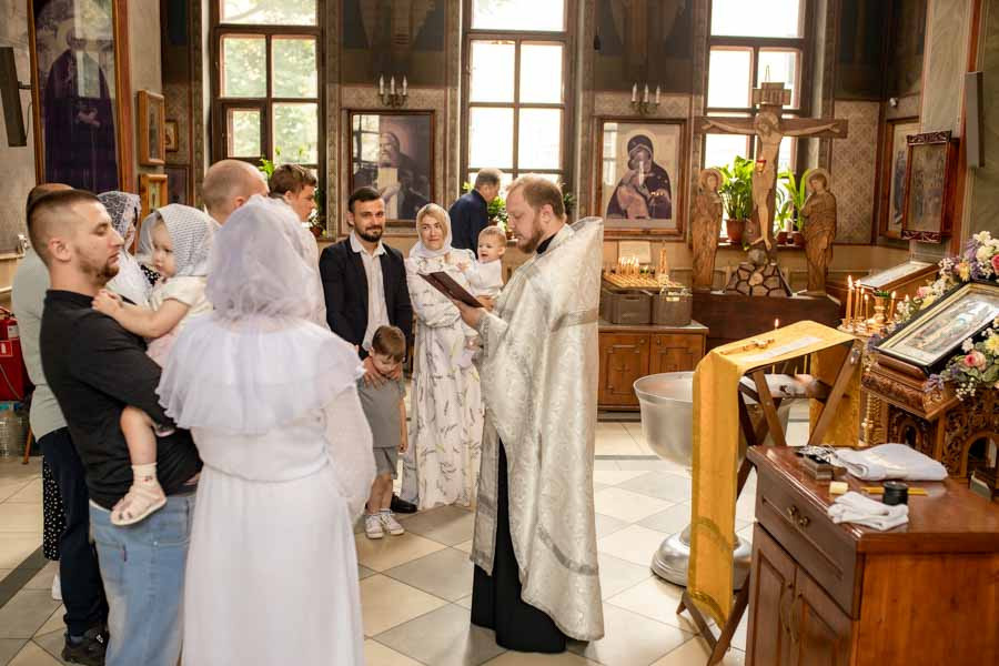 Таинство Крещения Данила и Саши. Фотограф в Железнодорожном и Балашихе