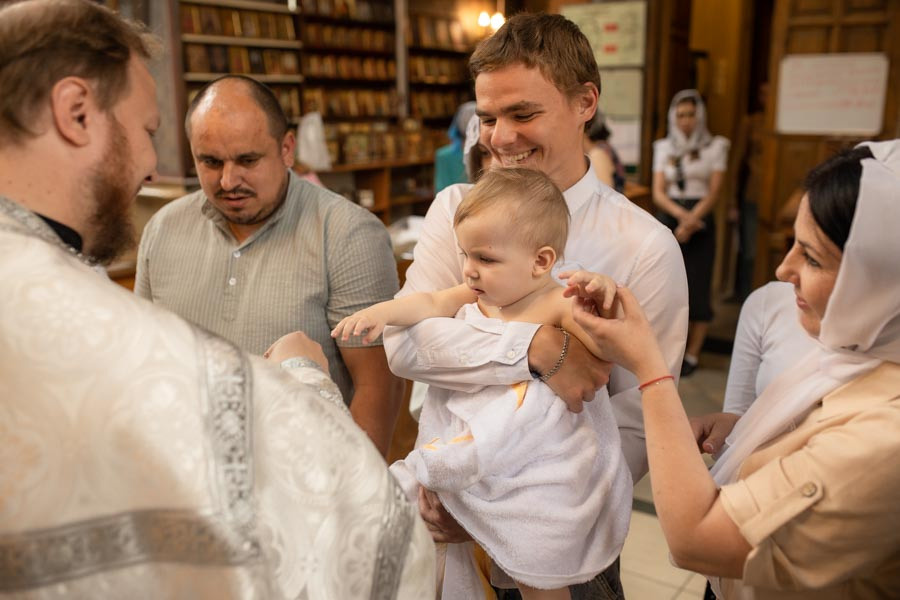 Таинство Крещения Данила и Саши. Фотограф в Железнодорожном и Балашихе