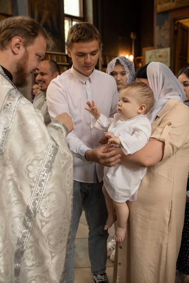 Таинство Крещения Данила и Саши. Фотограф в Железнодорожном и Балашихе