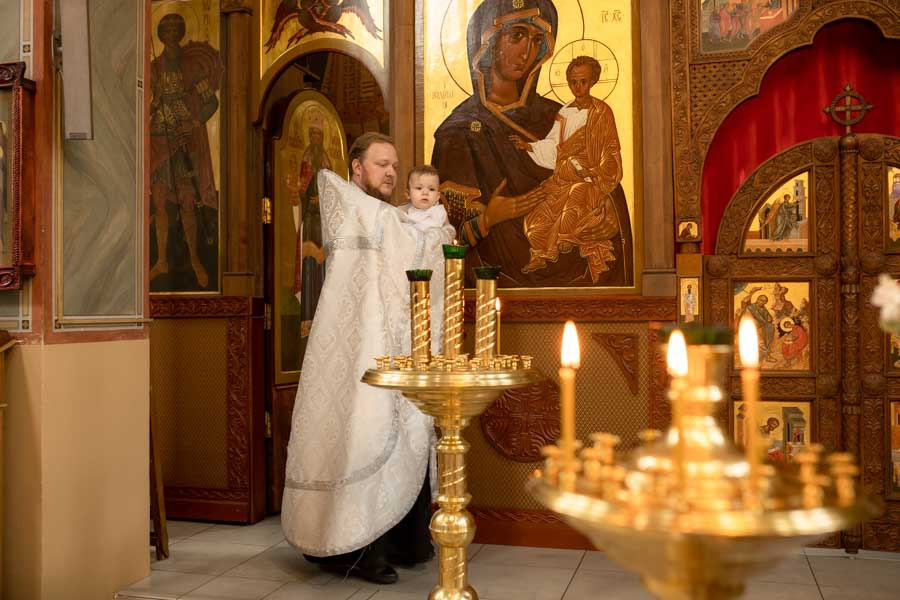 Таинство Крещения Данила и Саши. Фотограф в Железнодорожном и Балашихе