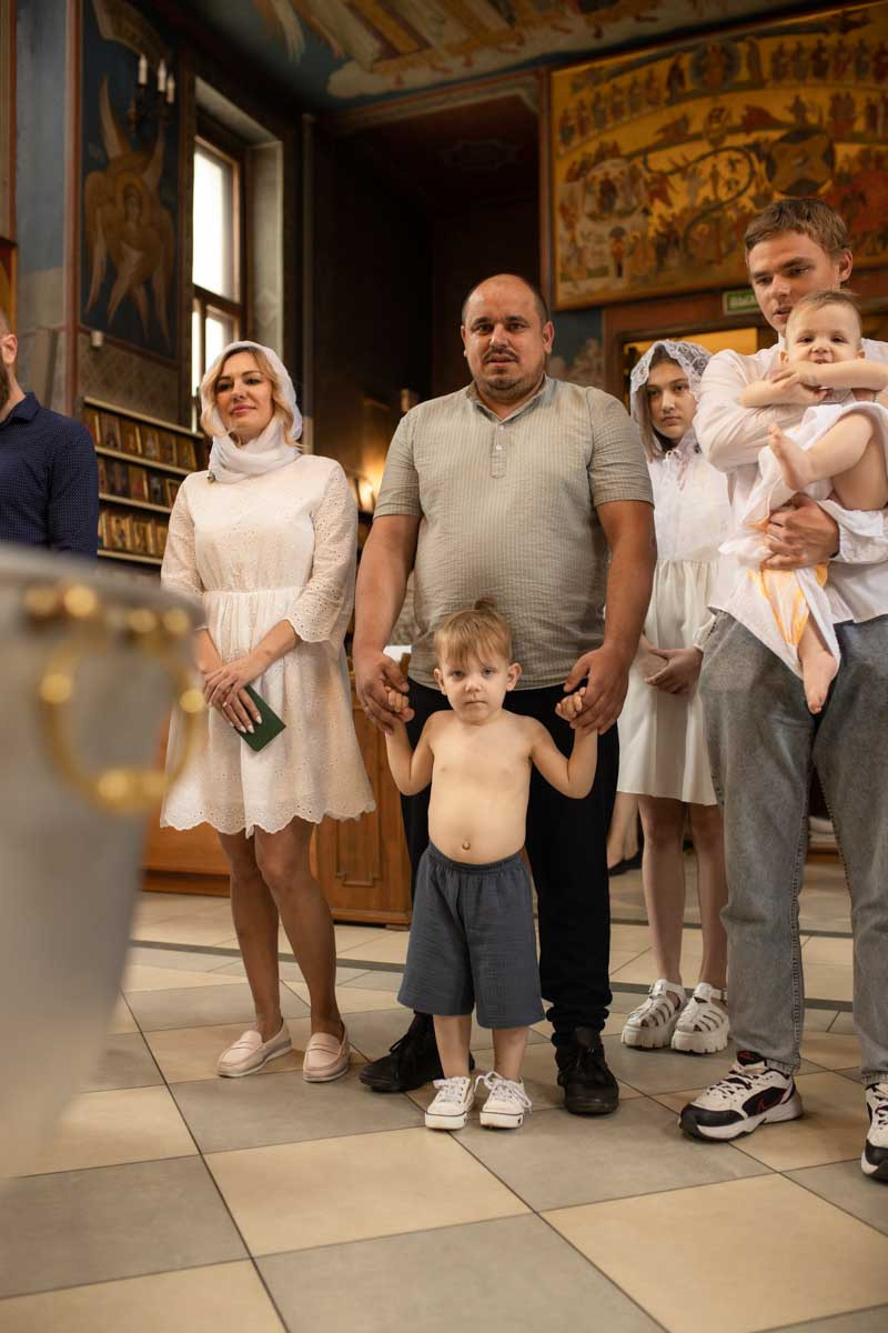 Таинство Крещения Данила и Саши. Фотограф в Железнодорожном и Балашихе