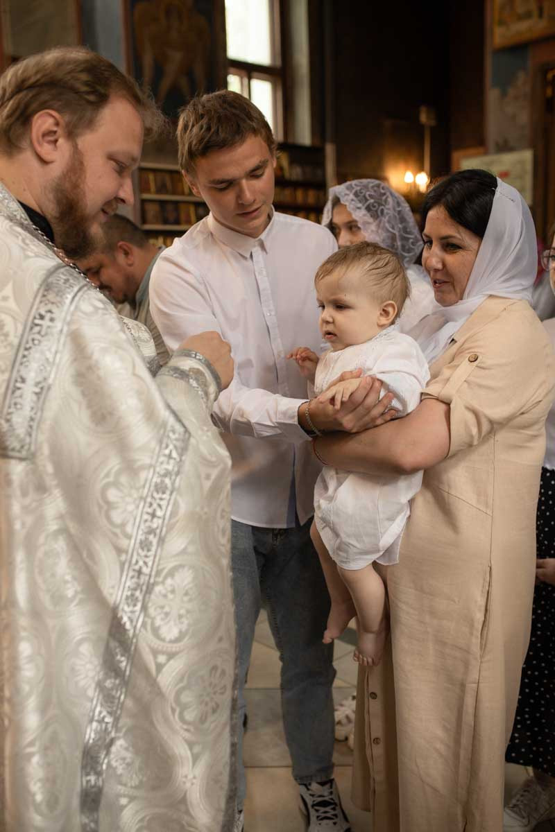Таинство Крещения Данила и Саши. Фотограф в Железнодорожном и Балашихе