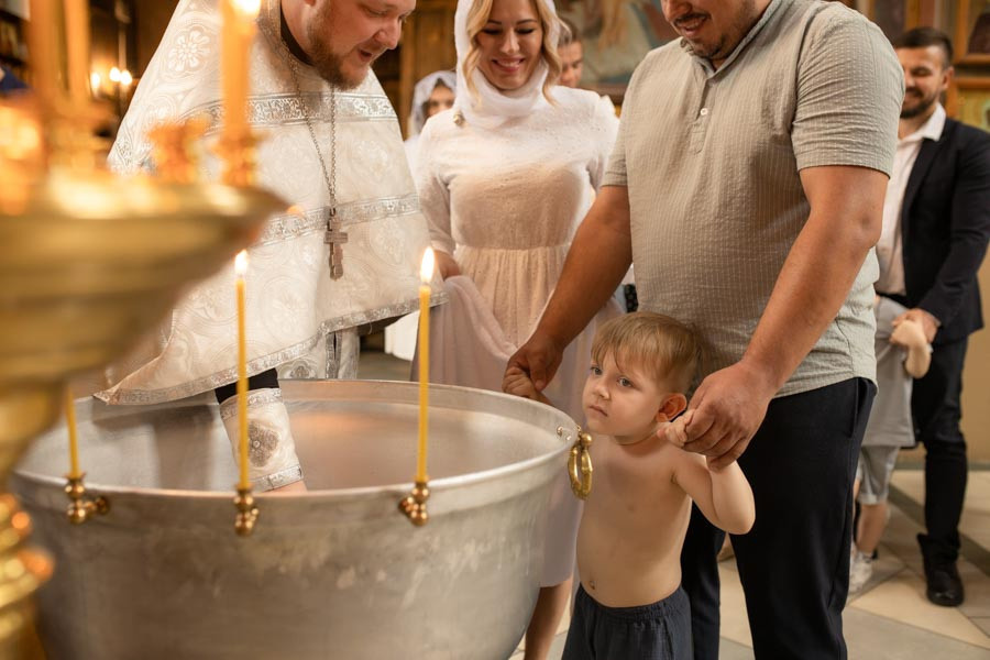 Таинство Крещения Данила и Саши. Фотограф в Железнодорожном и Балашихе