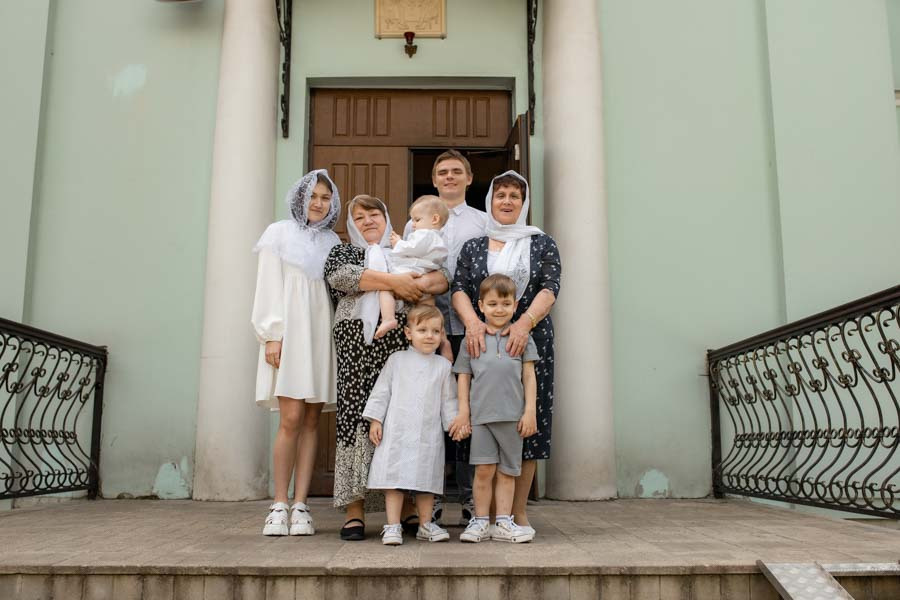 Таинство Крещения Данила и Саши. Фотограф в Железнодорожном и Балашихе