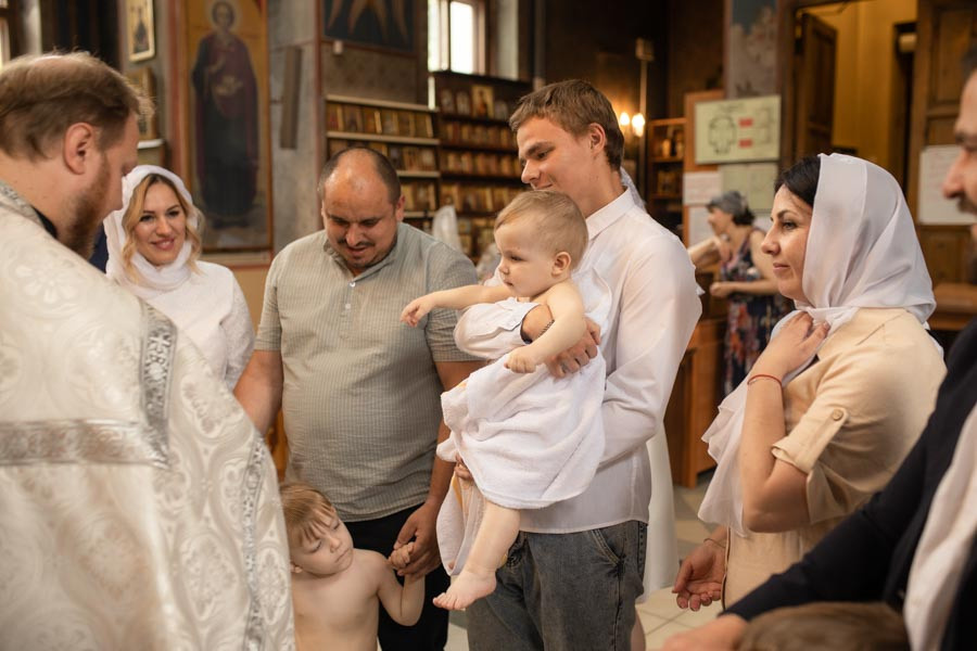 Таинство Крещения Данила и Саши. Фотограф в Железнодорожном и Балашихе