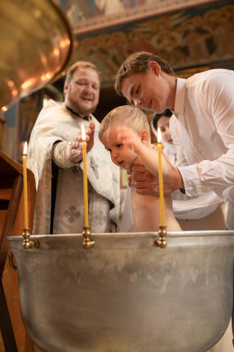 Таинство Крещения Данила и Саши. Фотограф в Железнодорожном и Балашихе