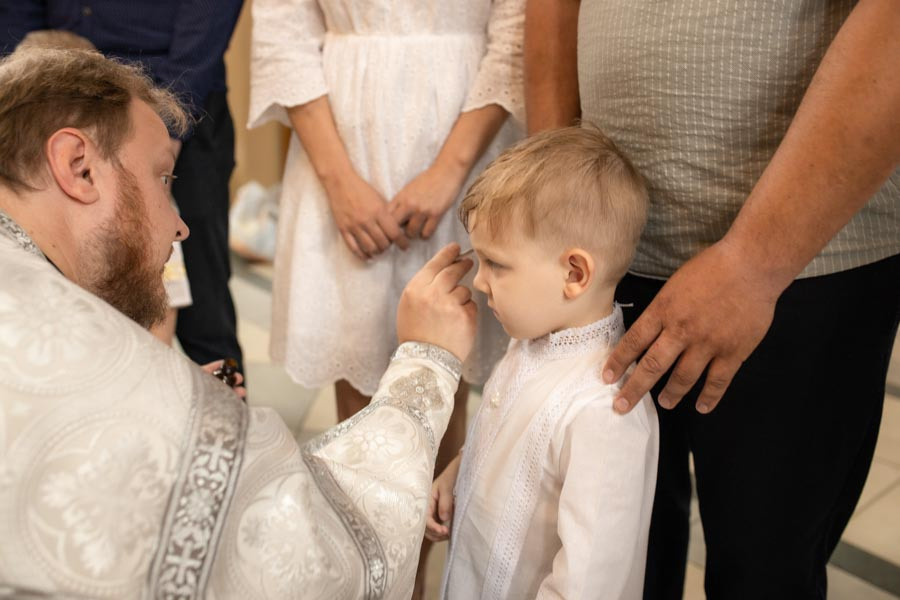 Таинство Крещения Данила и Саши. Фотограф в Железнодорожном и Балашихе