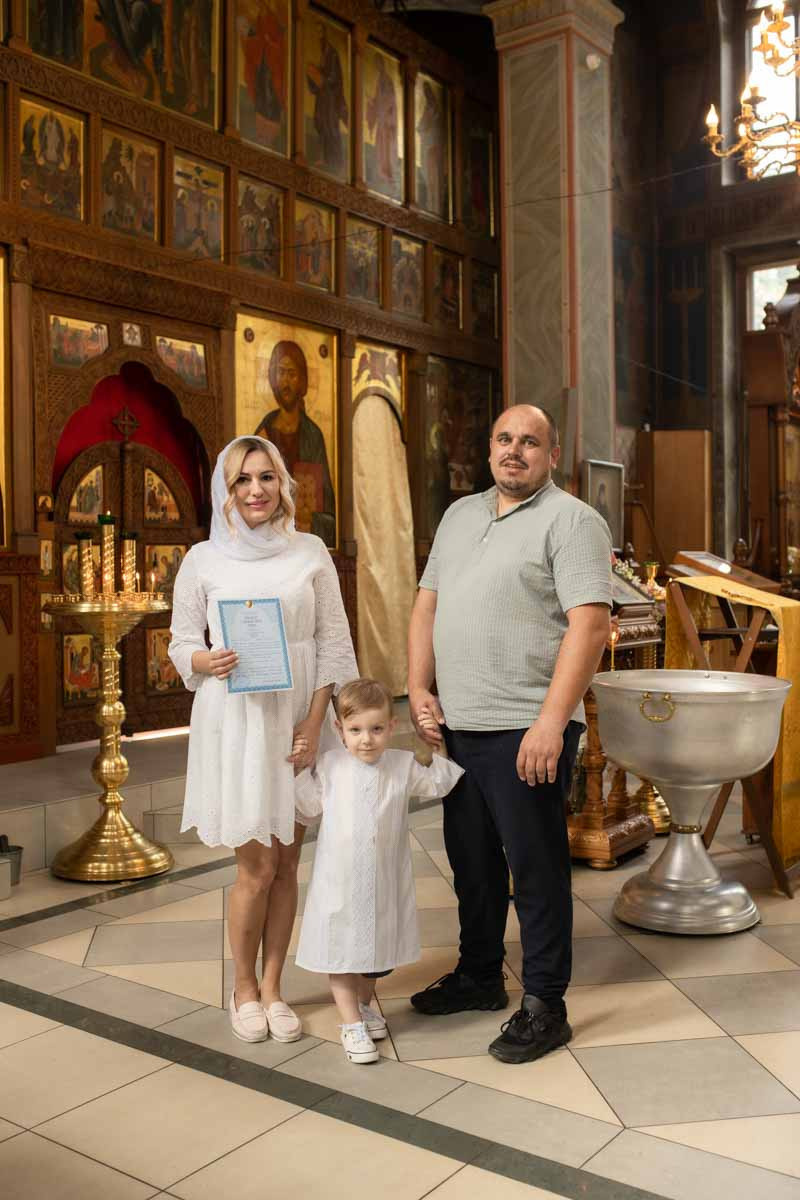 Таинство Крещения Данила и Саши. Фотограф в Железнодорожном и Балашихе