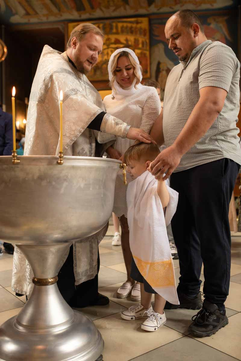 Таинство Крещения Данила и Саши. Фотограф в Железнодорожном и Балашихе
