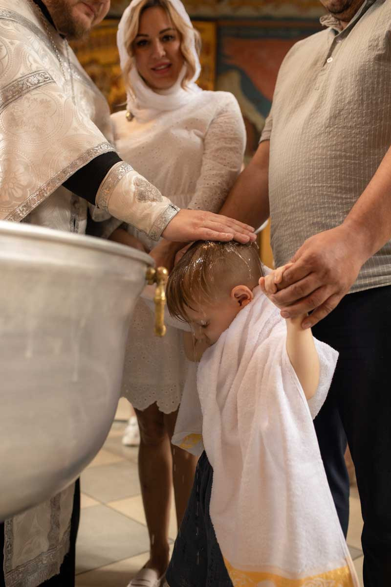 Таинство Крещения Данила и Саши. Фотограф в Железнодорожном и Балашихе