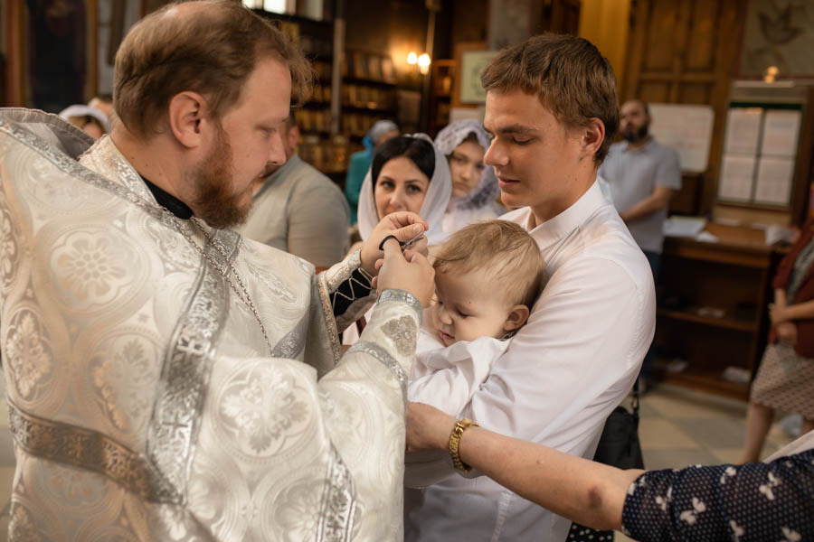 Таинство Крещения Данила и Саши. Фотограф в Железнодорожном и Балашихе