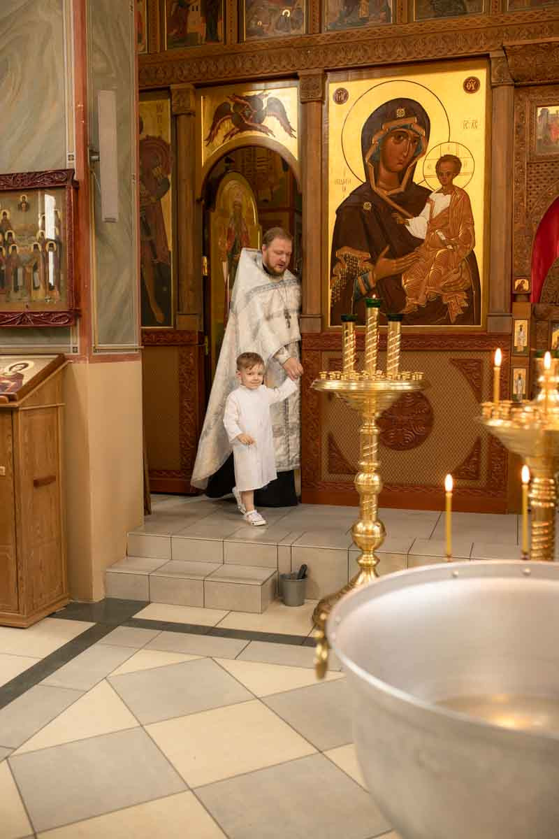 Таинство Крещения Данила и Саши. Фотограф в Железнодорожном и Балашихе