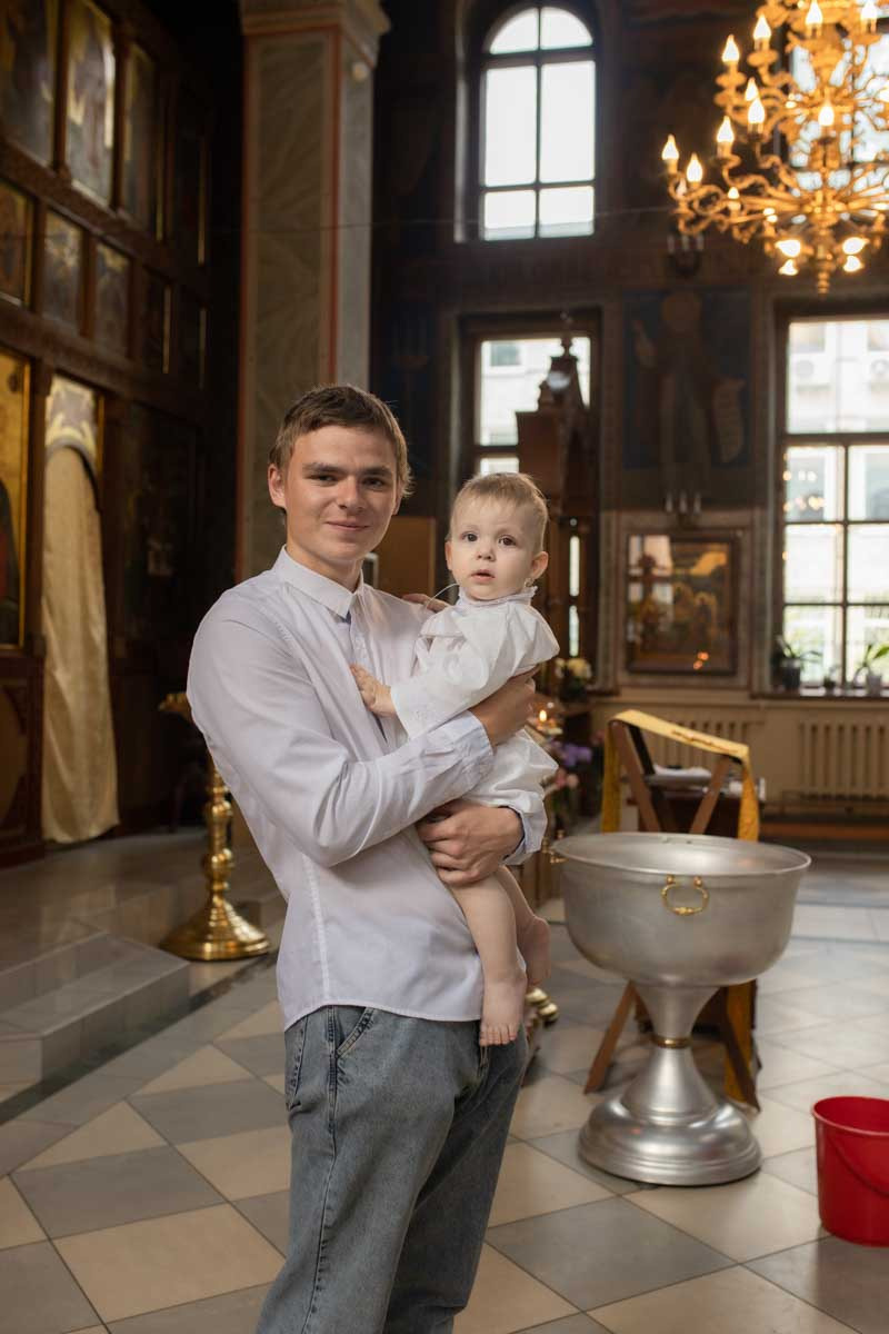 Таинство Крещения Данила и Саши. Фотограф в Железнодорожном и Балашихе