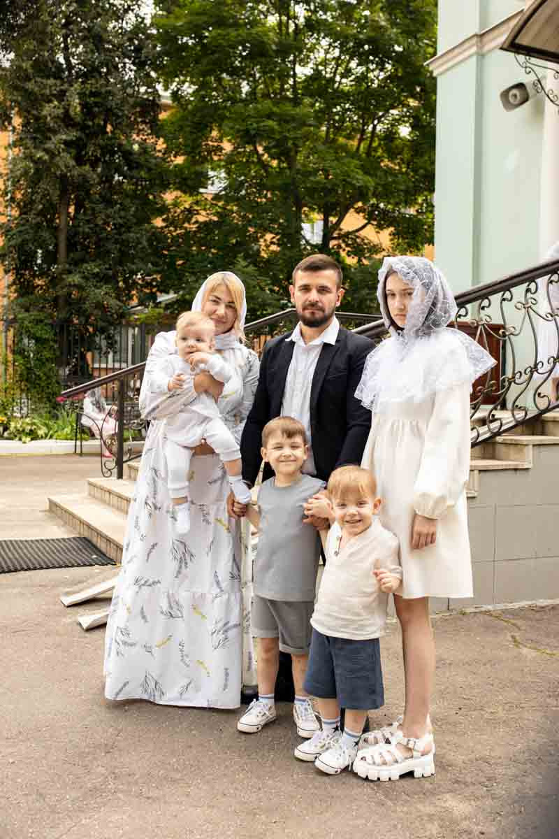 Таинство Крещения Данила и Саши. Фотограф в Железнодорожном и Балашихе