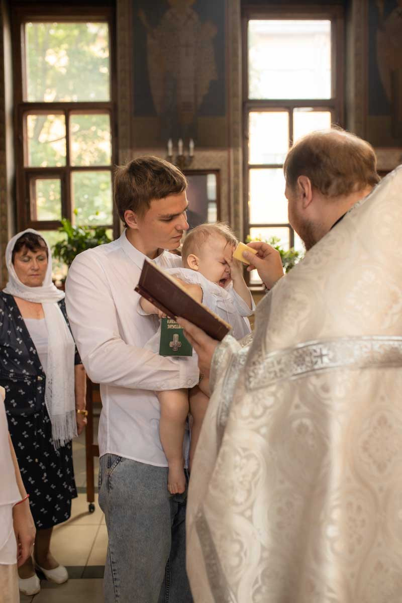 Таинство Крещения Данила и Саши. Фотограф в Железнодорожном и Балашихе