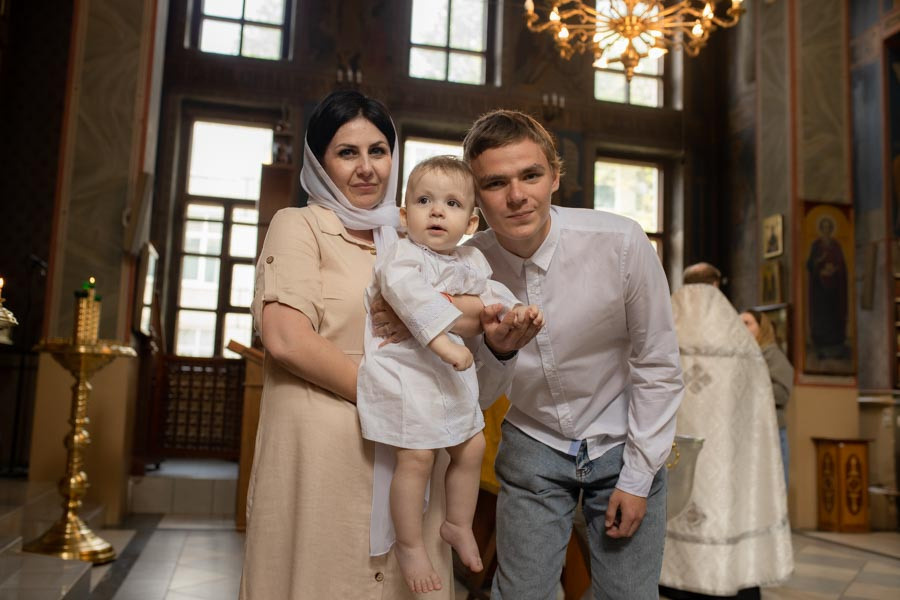 Таинство Крещения Данила и Саши. Фотограф в Железнодорожном и Балашихе