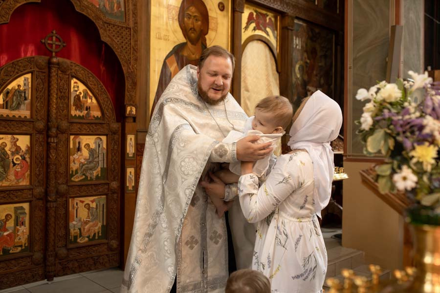 Таинство Крещения Данила и Саши. Фотограф в Железнодорожном и Балашихе