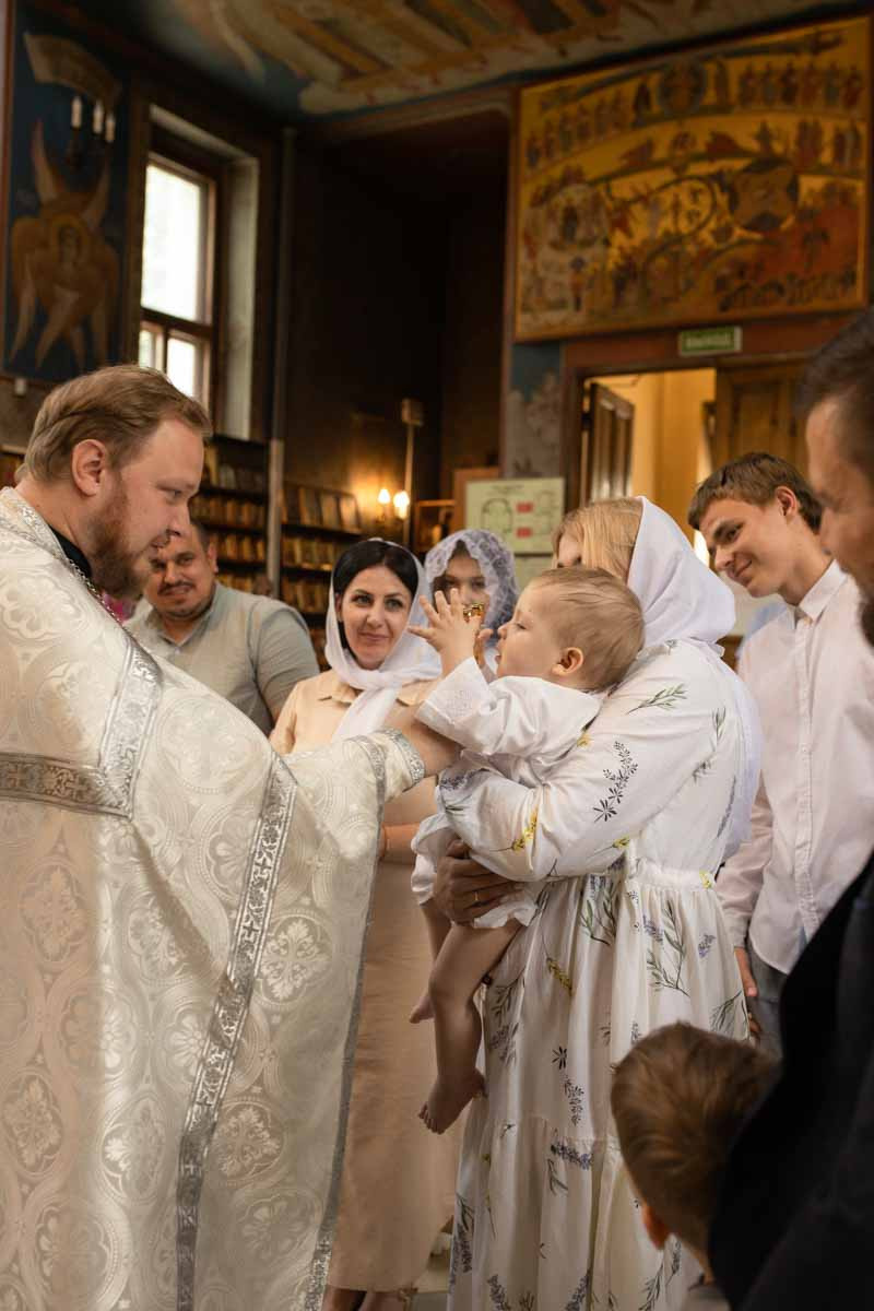 Таинство Крещения Данила и Саши. Фотограф в Железнодорожном и Балашихе