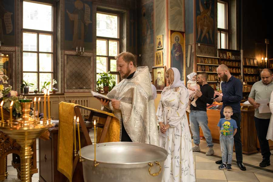 Таинство Крещения Данила и Саши. Фотограф в Железнодорожном и Балашихе