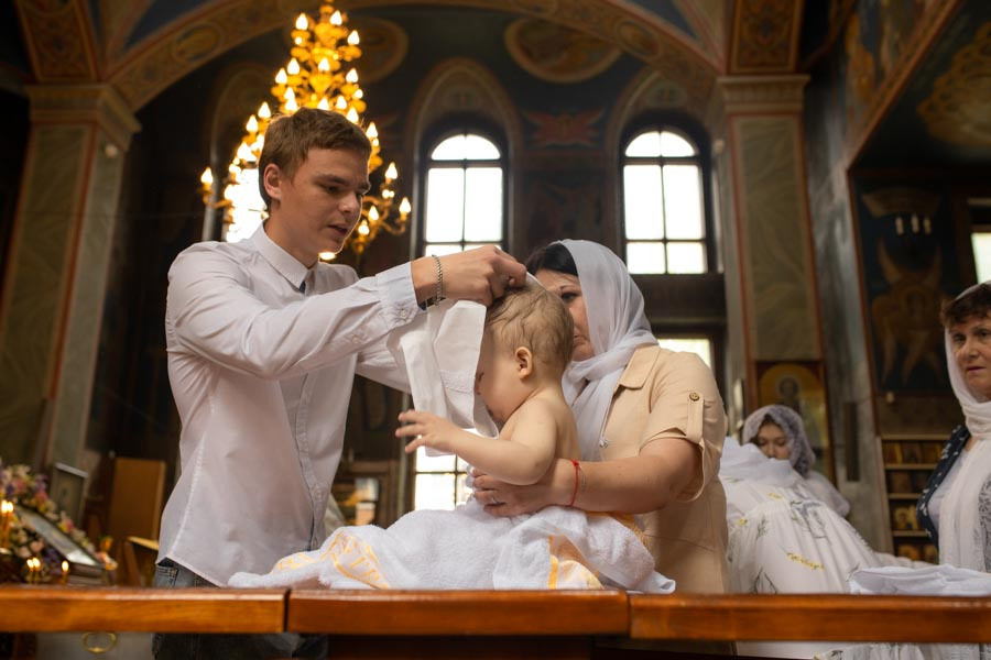Таинство Крещения Данила и Саши. Фотограф в Железнодорожном и Балашихе