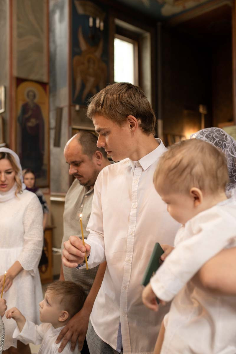 Таинство Крещения Данила и Саши. Фотограф в Железнодорожном и Балашихе
