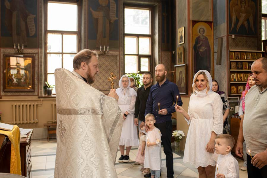 Таинство Крещения Данила и Саши. Фотограф в Железнодорожном и Балашихе