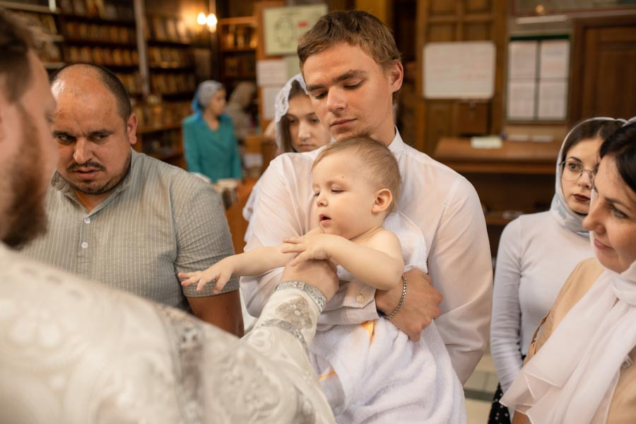 Таинство Крещения Данила и Саши. Фотограф в Железнодорожном и Балашихе