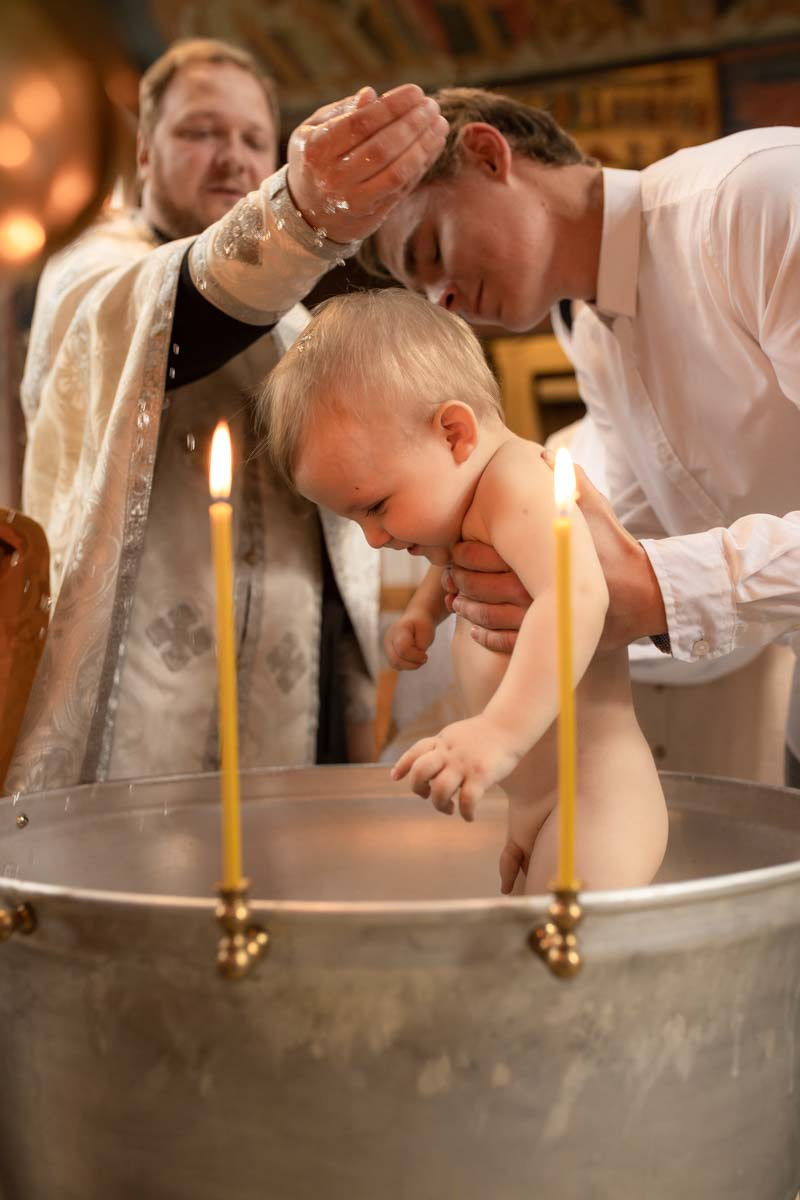 Таинство Крещения Данила и Саши. Фотограф в Железнодорожном и Балашихе