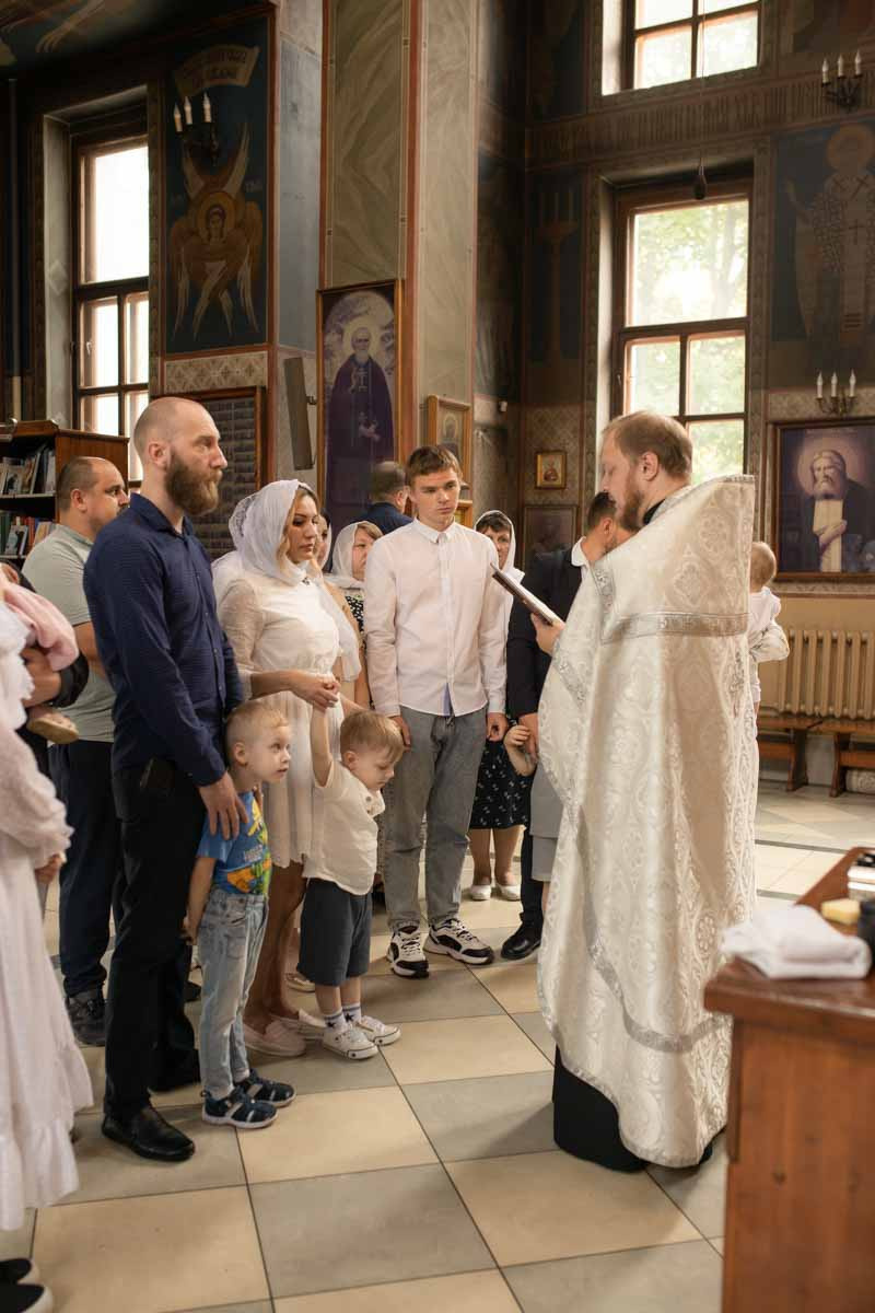 Таинство Крещения Данила и Саши. Фотограф в Железнодорожном и Балашихе