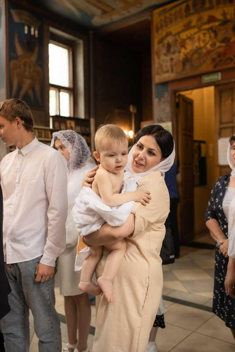 Таинство Крещения Данила и Саши. Фотограф в Железнодорожном и Балашихе
