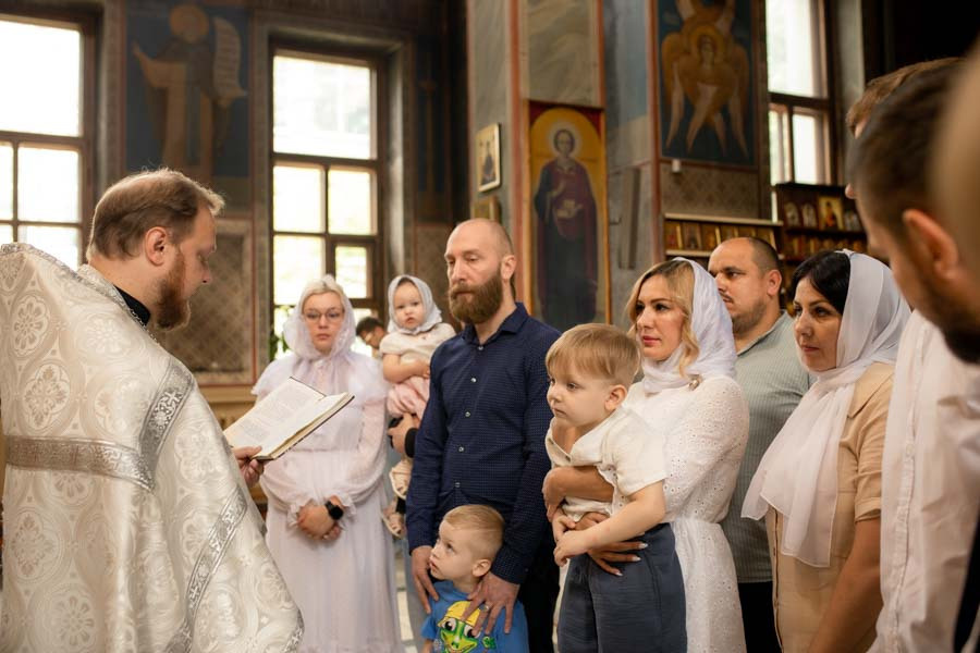 Таинство Крещения Данила и Саши. Фотограф в Железнодорожном и Балашихе