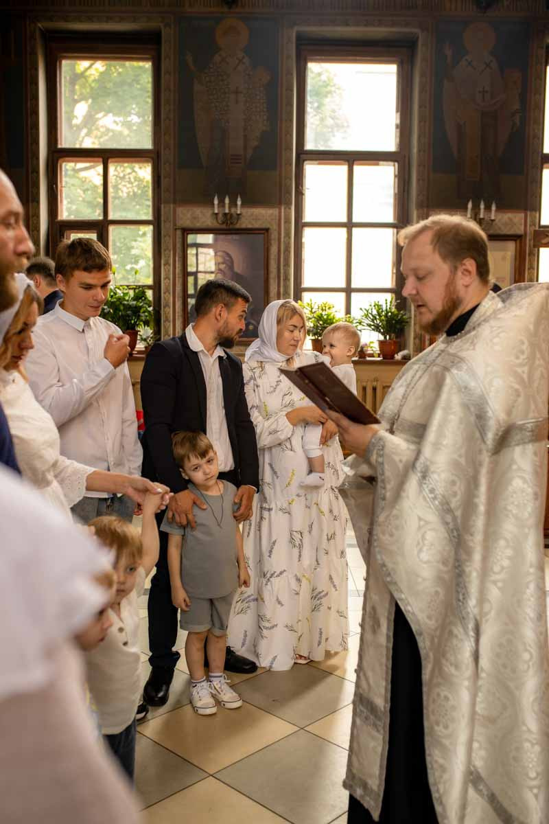 Таинство Крещения Данила и Саши. Фотограф в Железнодорожном и Балашихе
