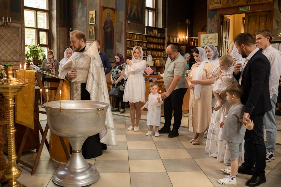 Таинство Крещения Данила и Саши. Фотограф в Железнодорожном и Балашихе