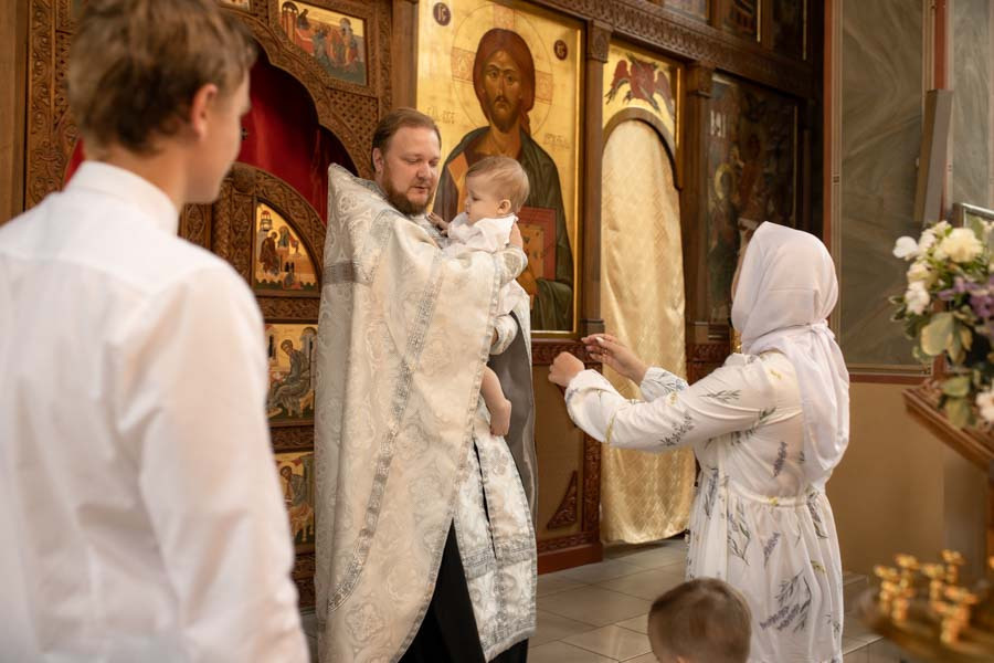 Таинство Крещения Данила и Саши. Фотограф в Железнодорожном и Балашихе