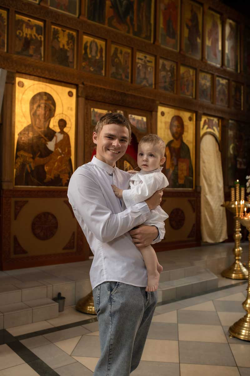 Таинство Крещения Данила и Саши. Фотограф в Железнодорожном и Балашихе