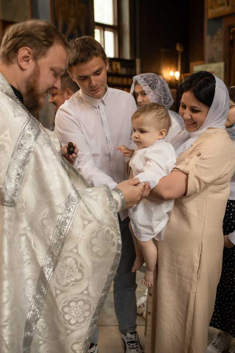 Таинство Крещения Данила и Саши. Фотограф в Железнодорожном и Балашихе