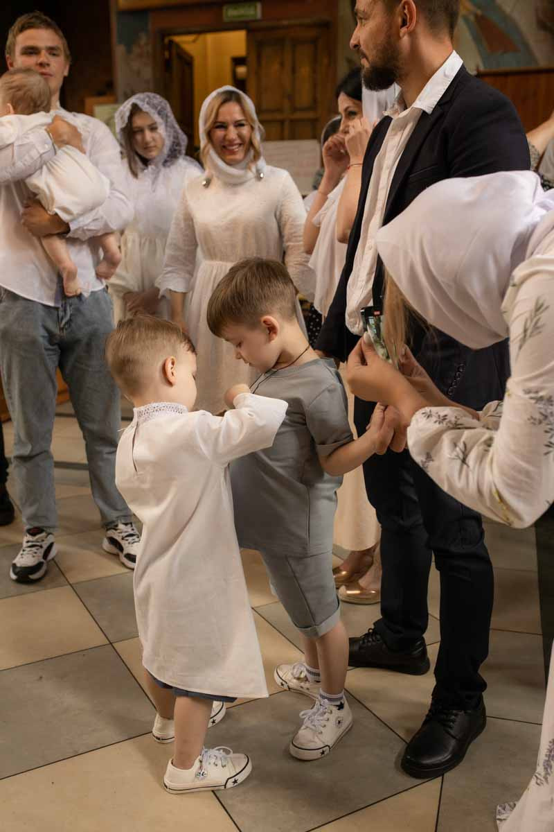 Таинство Крещения Данила и Саши. Фотограф в Железнодорожном и Балашихе