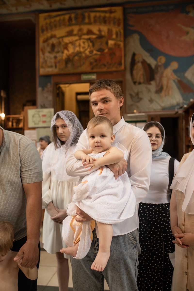 Таинство Крещения Данила и Саши. Фотограф в Железнодорожном и Балашихе