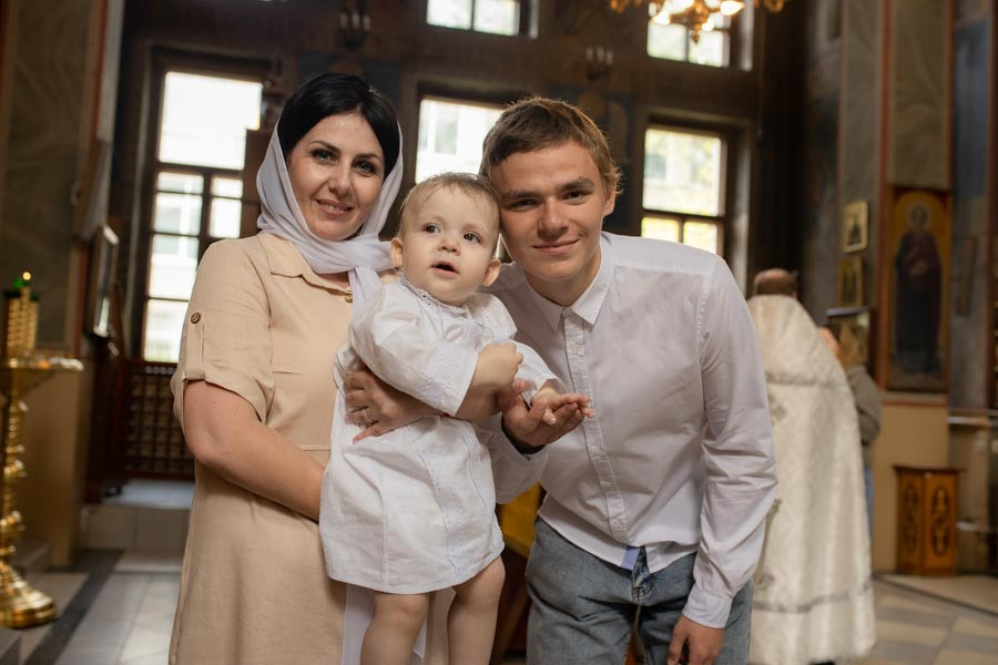 Таинство Крещения Данила и Саши. Фотограф в Железнодорожном и Балашихе