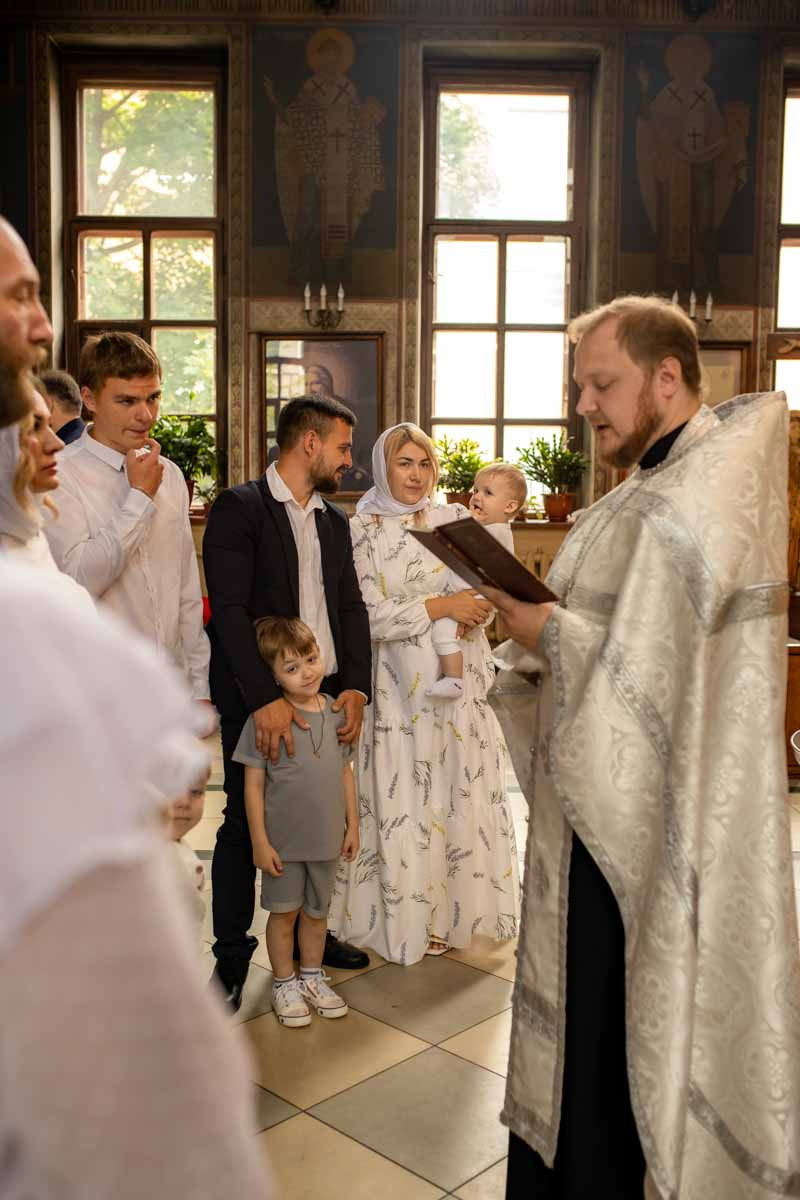 Таинство Крещения Данила и Саши. Фотограф в Железнодорожном и Балашихе