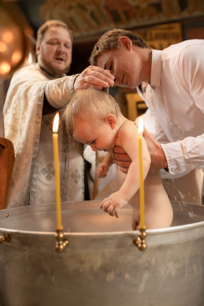 Таинство Крещения Данила и Саши. Фотограф в Железнодорожном и Балашихе